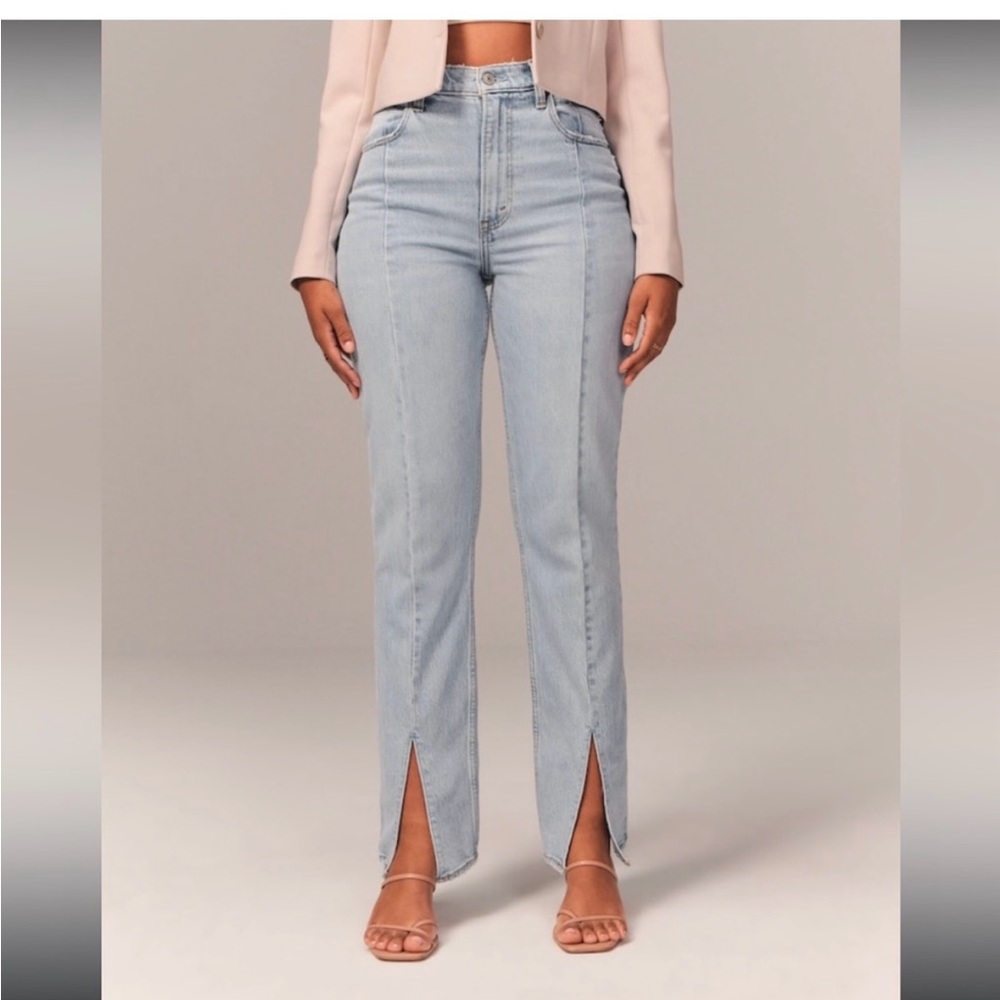 Abercrombie size 6/28 split him skinny jeans
